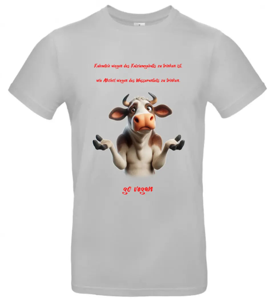 Männer Basic T-Shirt 2 * Kuhmilch * personalisierbar