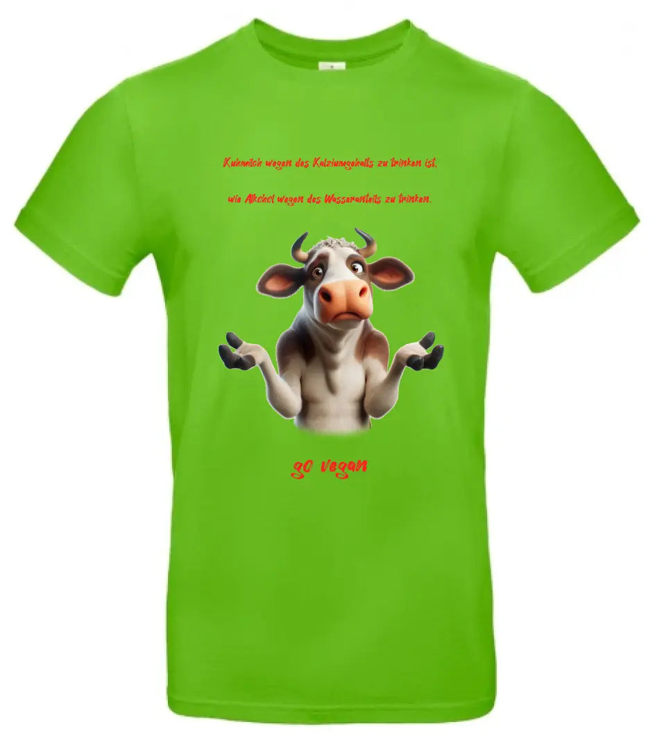 Männer Basic T-Shirt 2 * Kuhmilch * personalisierbar