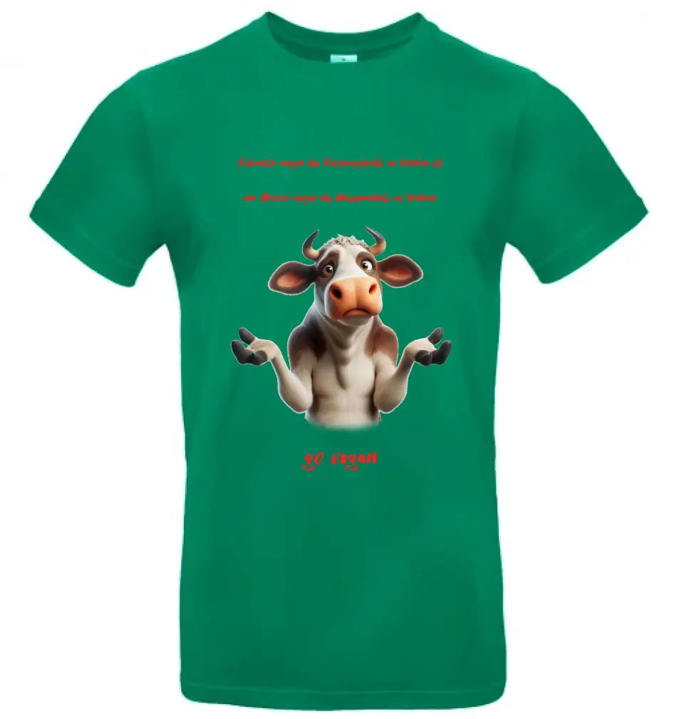 Männer Basic T-Shirt 2 * Kuhmilch * personalisierbar