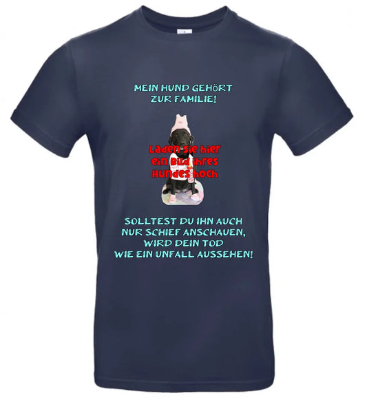 Männer Basic T Shirt * Familie * personalisierbar mit dem eigenen Foto