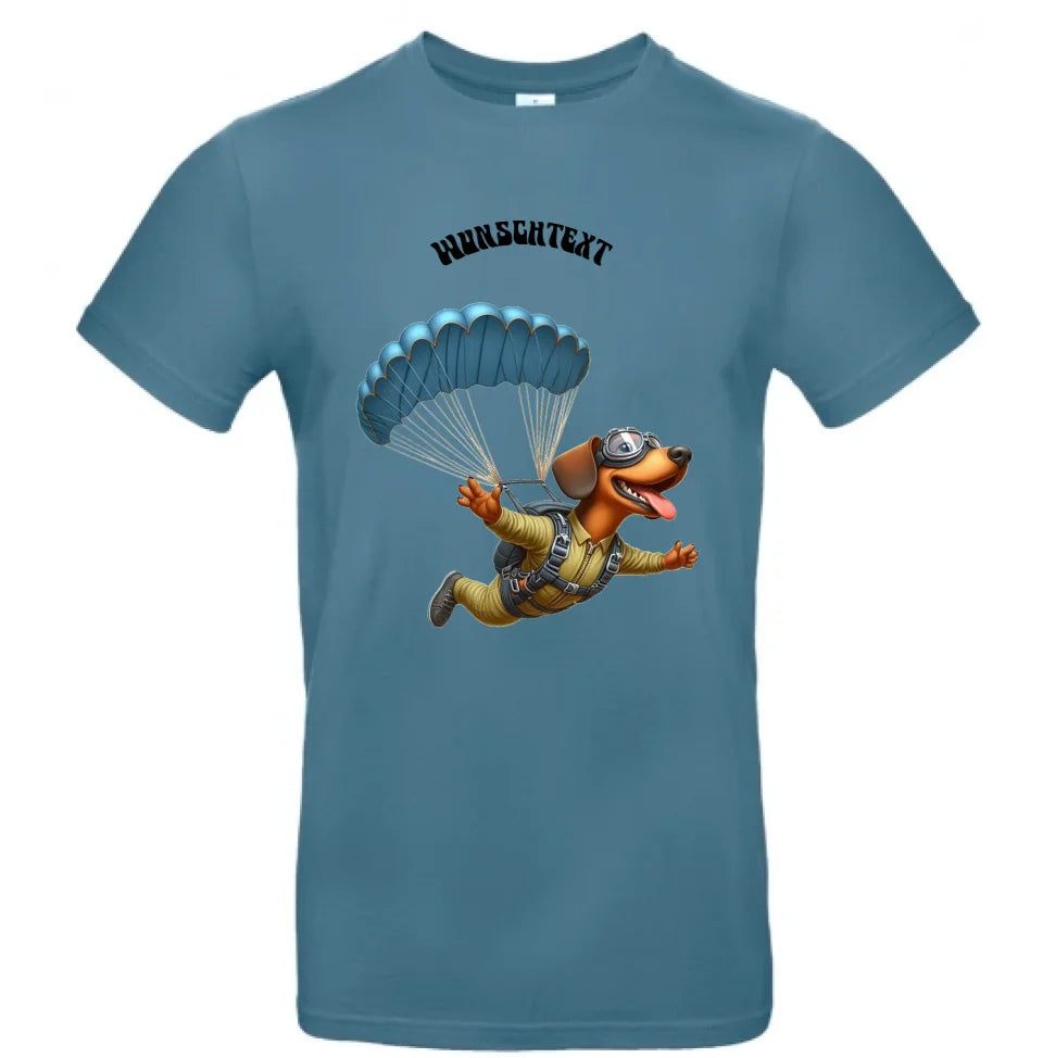 Männer Basic T-Shirt * Fallschirm * personalisierbar