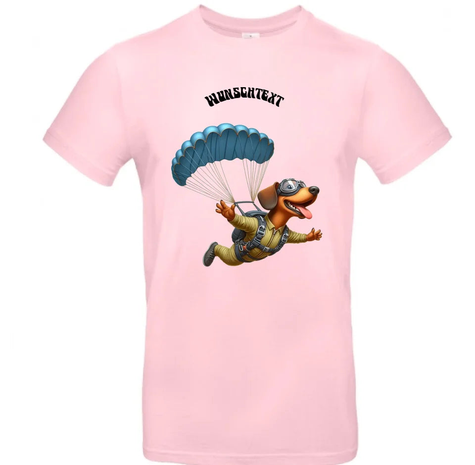 Männer Basic T-Shirt * Fallschirm * personalisierbar