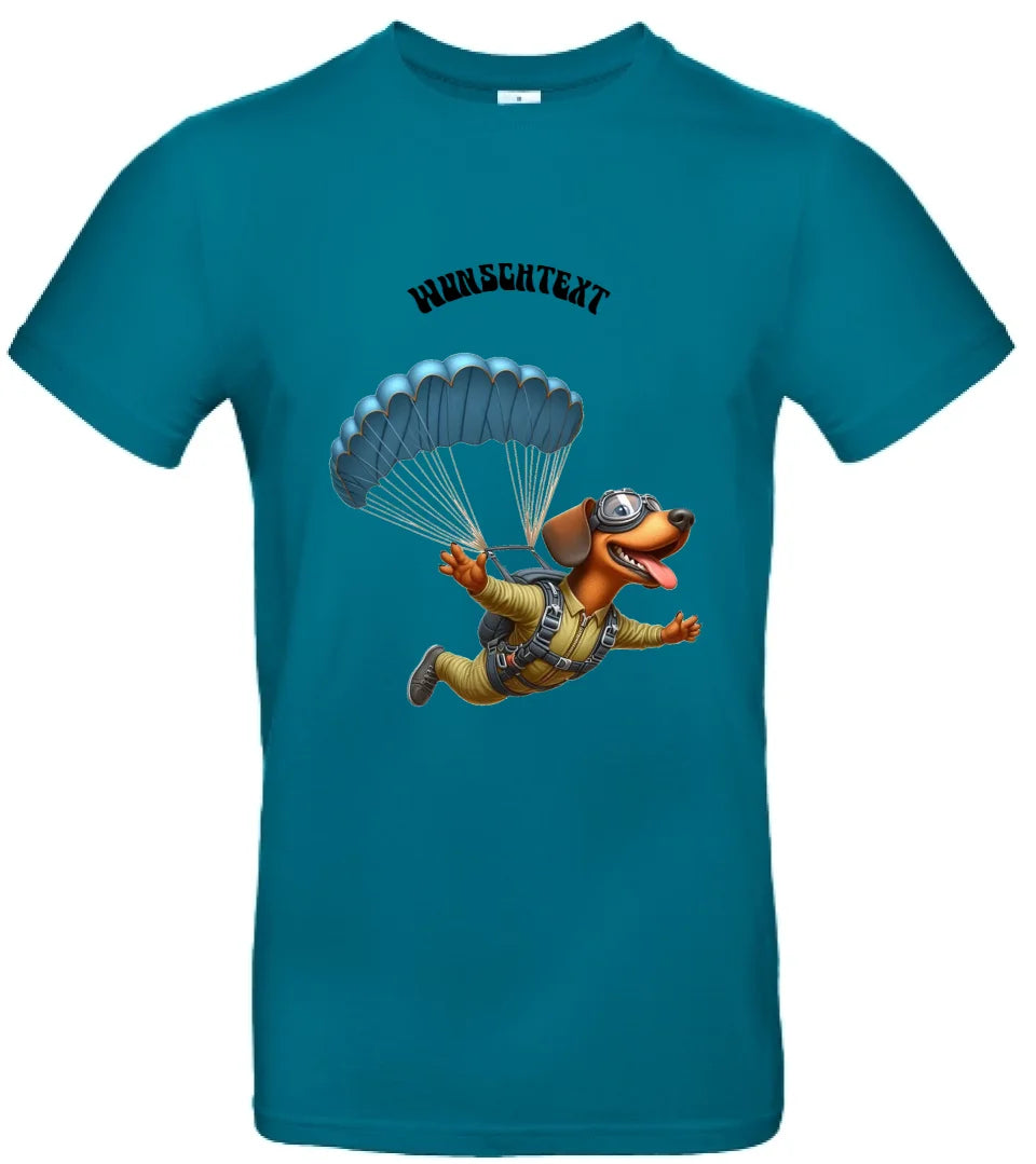 Männer Basic T-Shirt * Fallschirm * personalisierbar