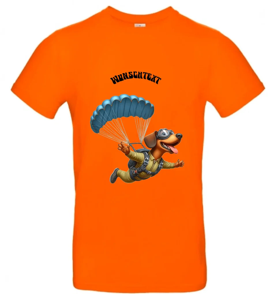 Männer Basic T-Shirt * Fallschirm * personalisierbar