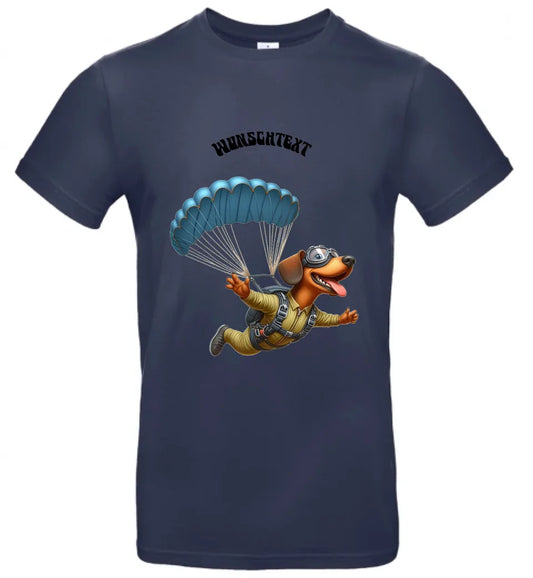 Männer Basic T-Shirt * Fallschirm * personalisierbar
