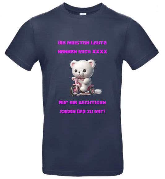 Männer Basic T Shirt * Opa * personalisierbar