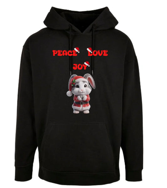 Unisex Oversize Hoodie * Peace Love Joy * personalisierbar